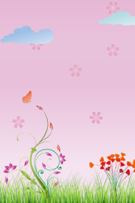 無料iphone壁紙 緑 ピンク 水色の背景画像